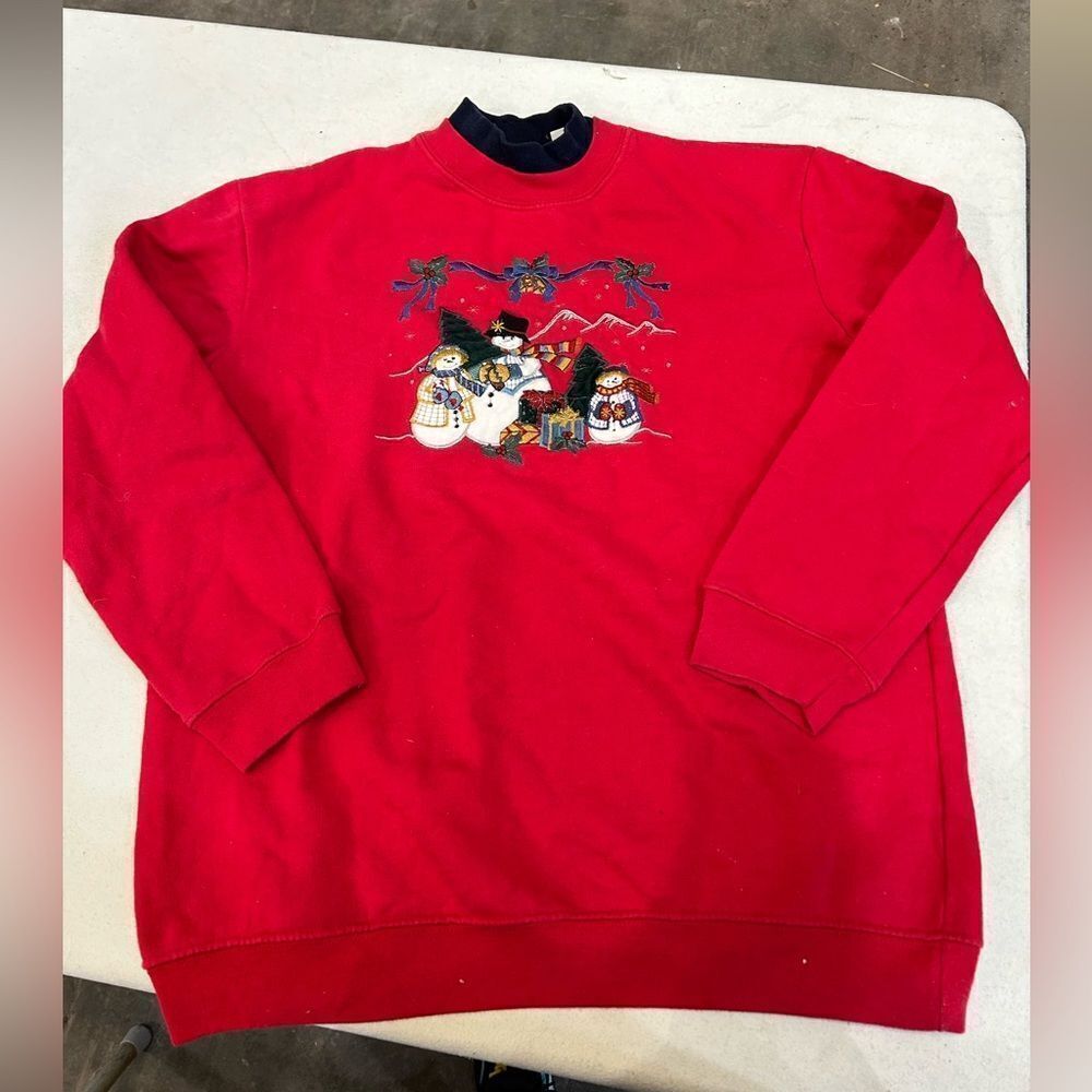 Vintage Snowman Christmas Sweatshirt